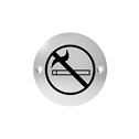 Označenie dverí - piktogram zákaz fajčiť, šróbovacie