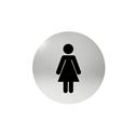 Označenie dverí - piktogram toalety dámske, samolepiace 
