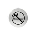 Označenie dverí - piktogram zákaz fajčiť, samolepiace 