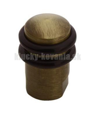 Doraz dverí okrúhly 40 mm šróbovací - farba bronz