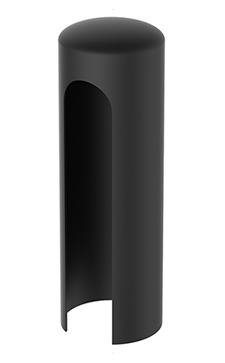 Krytka na pánty 15mm - farba čierna