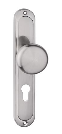 Kľučka/guľa Diana celoštítková - farba nikel satén